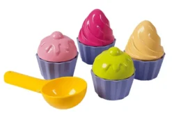 Sandformar - Cupcakes, 9 delar