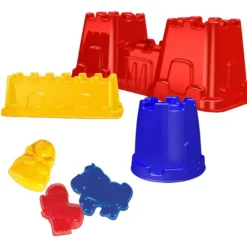 Sandformar - Slott/borg med figurer