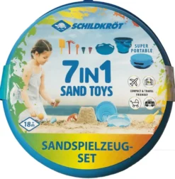 Sandlek - Hinkpaket med 7 delar - Blått