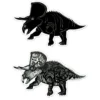 Scratch – klistermärken – dinosaurier, 4 st.