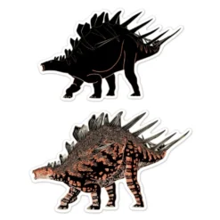 Scratch – klistermärken – dinosaurier, 4 st.