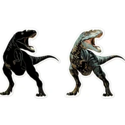 Scratch – klistermärken – dinosaurier, 4 st.