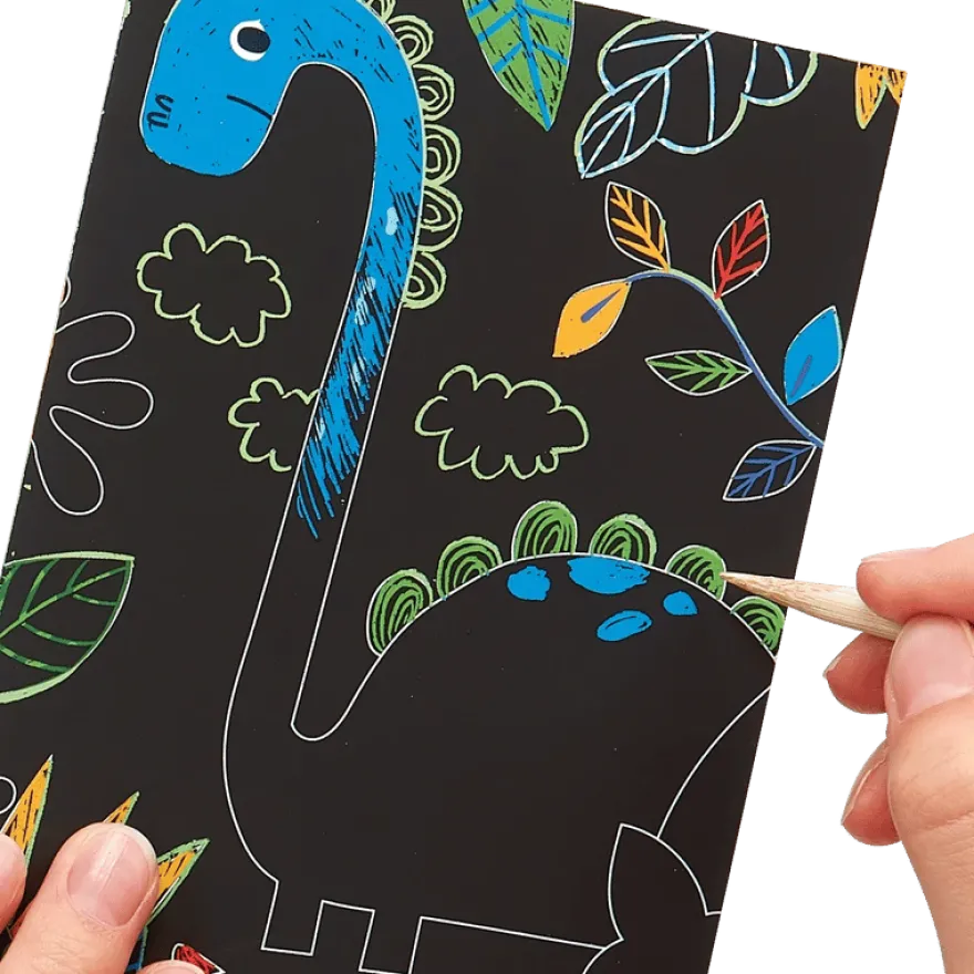 Scratch & Scribble, mini - Dinosaurier