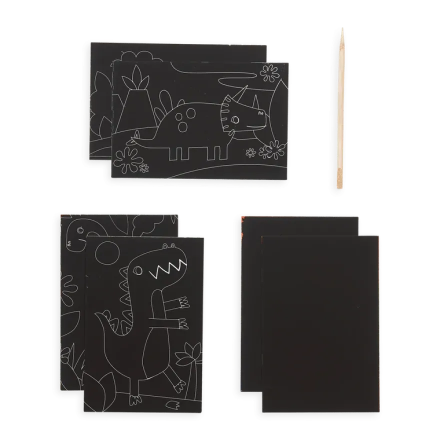 Scratch & Scribble, mini - Dinosaurier