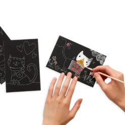 Scratch & Scribble, mini - Söta katter