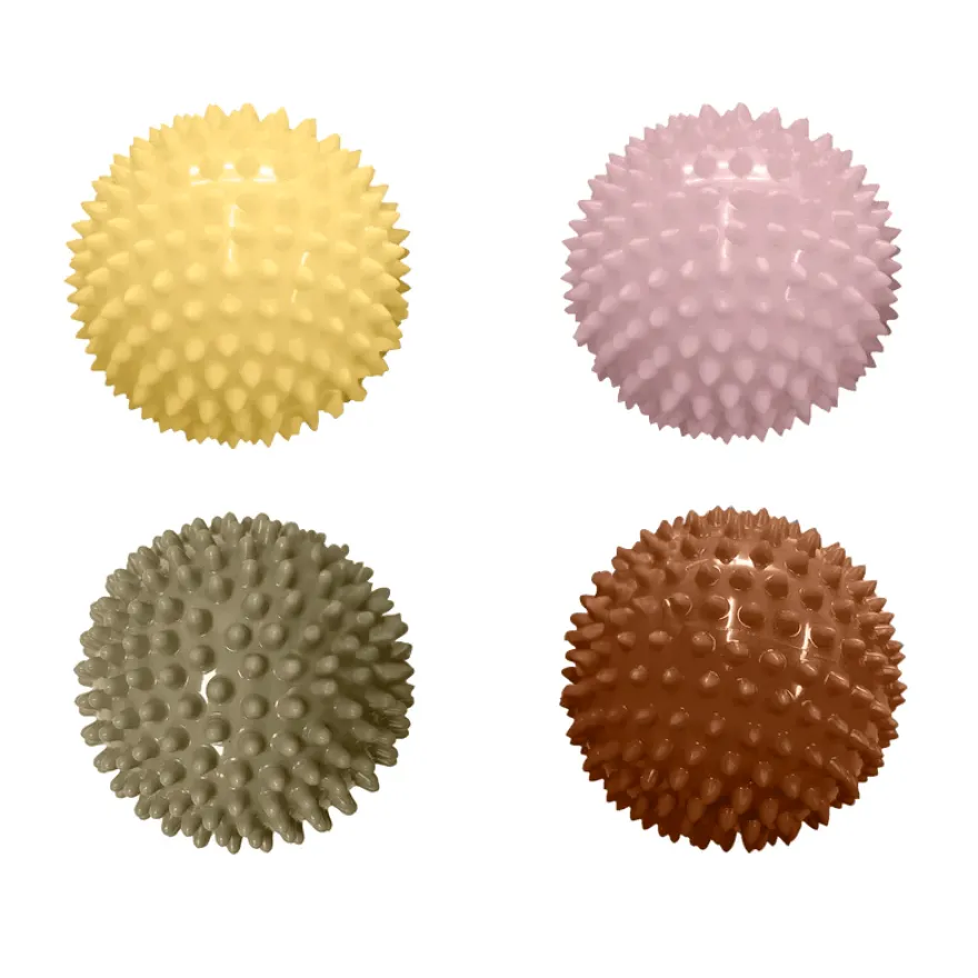 Sensoriska bollar Ø10 cm - Boho Chic, 4 st.