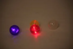 Sensoriska bollar med LED-ljus, 4 st.