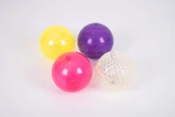 Sensoriska bollar med LED-ljus, 4 st.