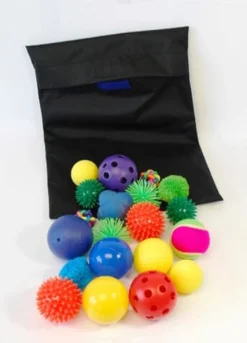 Sensoriska bollar - Set med 20 st.