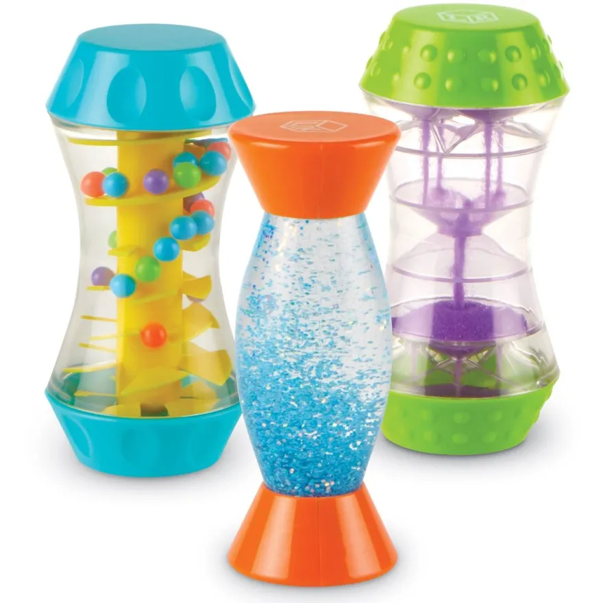 Sensoriska rör - FidgetTrio, 3 st.