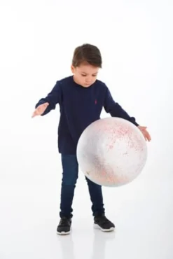 Sensorisk boll med konfetti - stor 40 cm. diameter