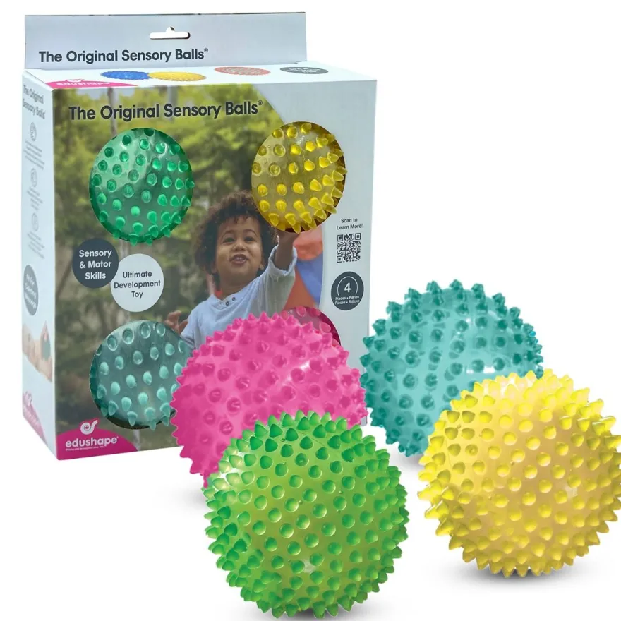 Sensorisk boll See-Me 10 cm - 4 st.