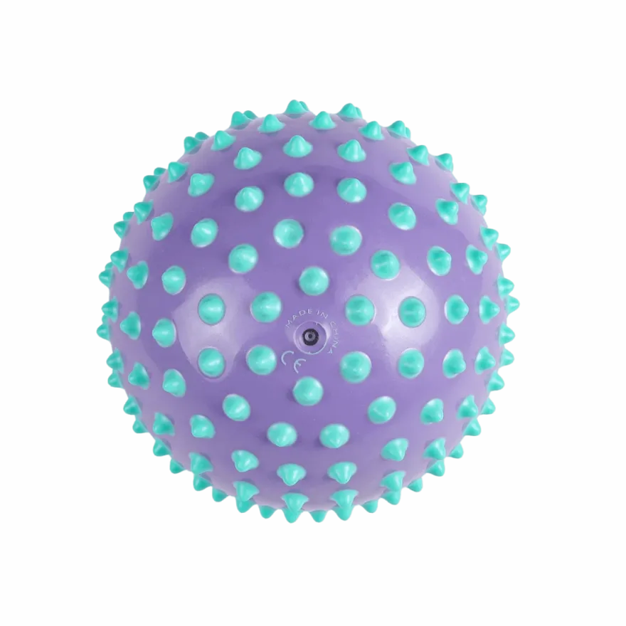 Sensorisk boll, uppblåsbar - Lilla/blå, Ø18 cm