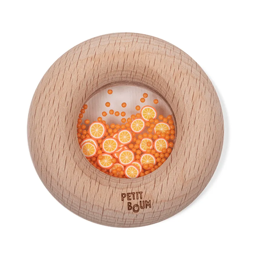 Sensorisk donut Ø7 cm - Apelsiner