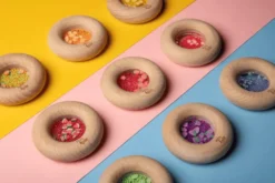 Sensorisk donut Ø7 cm - Citroner