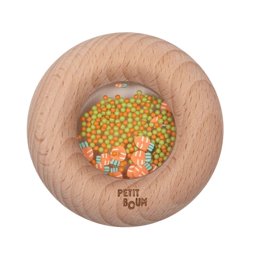 Sensorisk donut Ø7 cm - Morötter