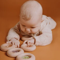 Sensorisk donut Ø7 cm - Morötter
