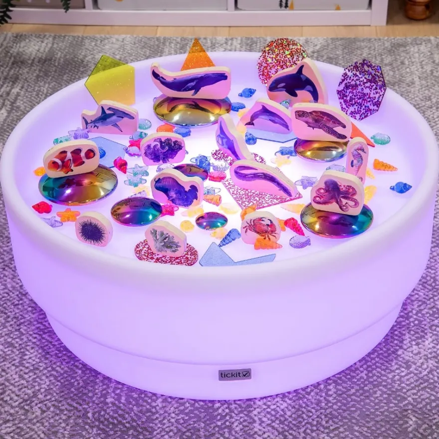 Sensoriskt bord för sand och vatten – H: 28,5 cm