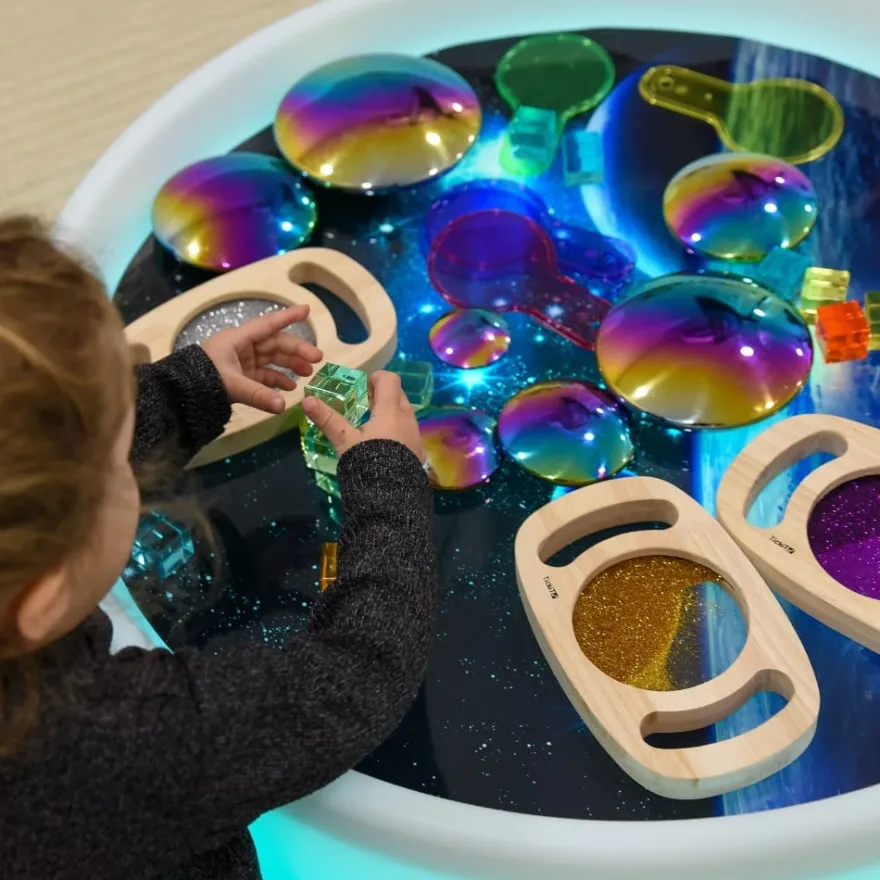 Sensoriskt bord för sand och vatten – H: 28,5 cm