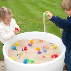 Sensoriskt bord för sand & vatten - H: 50,5 cm