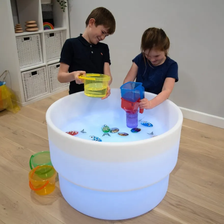 Sensoriskt bord för sand & vatten - H: 50,5 cm
