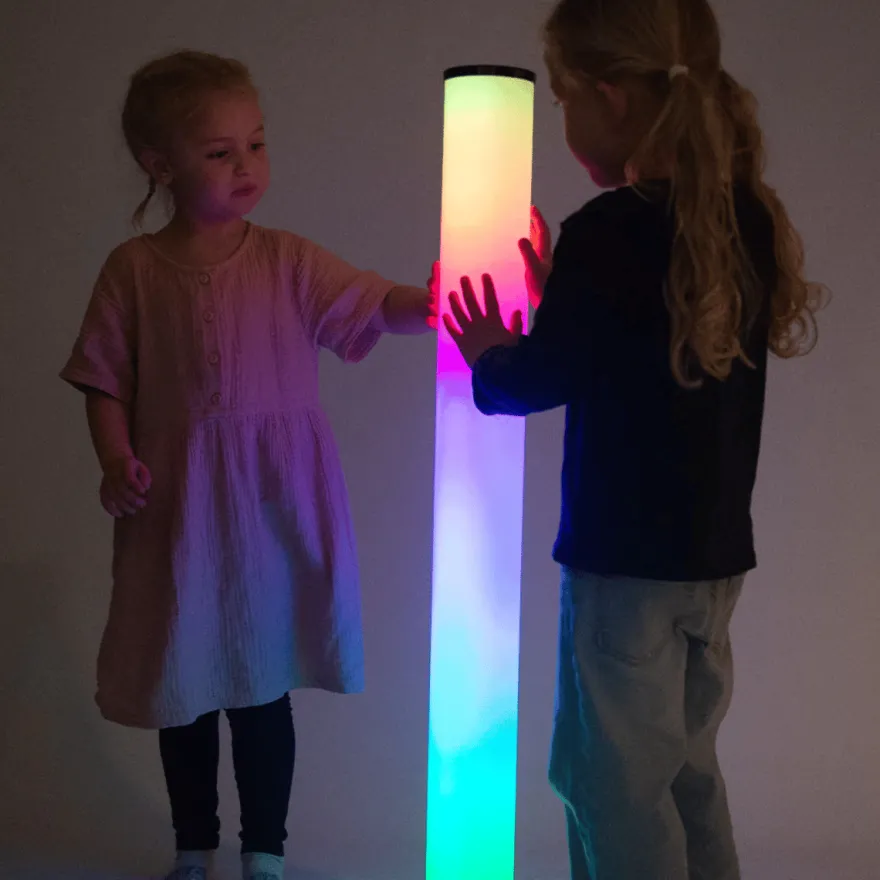 Sensoriskt ljusrör med färger, 100 cm