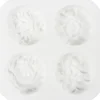 Silikonform – Blomstermotiv, 4 st.