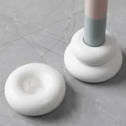 Silikonform - Donutformade ljusstakar, 2 st.
