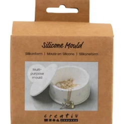 Silikonform - Kruka med lock, 1 st.