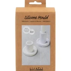 Silikonform - Ljusstakar, 2 st.