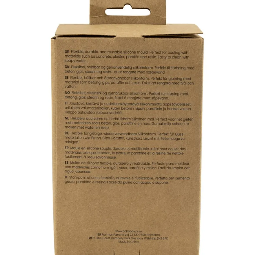 Silikonform – Nästomte 10 cm, 1 st.