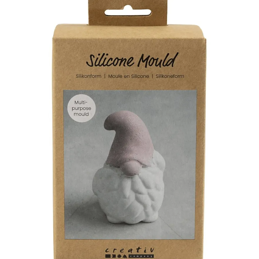 Silikonform – Nästomte 10 cm, 1 st.