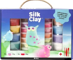 Silk Clay i presentförpackning, 28 burkar + verkty