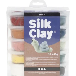 Silk Clay 10 x 40 g. - Natur