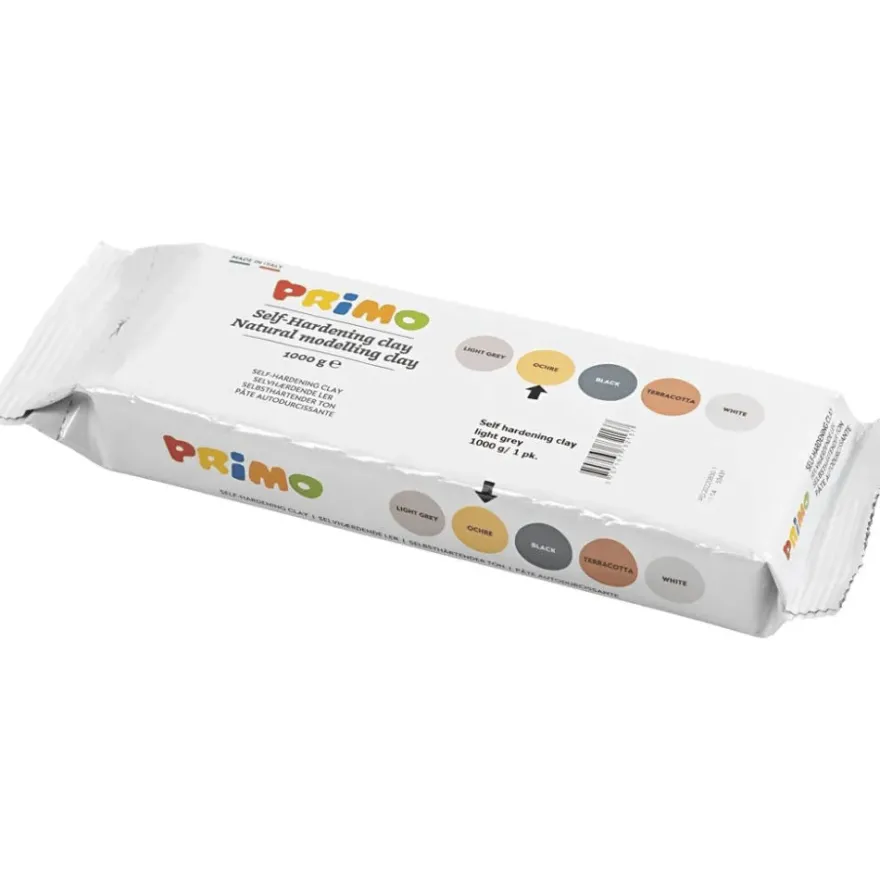 Självhärdande lera - Ockragul, 1 kg