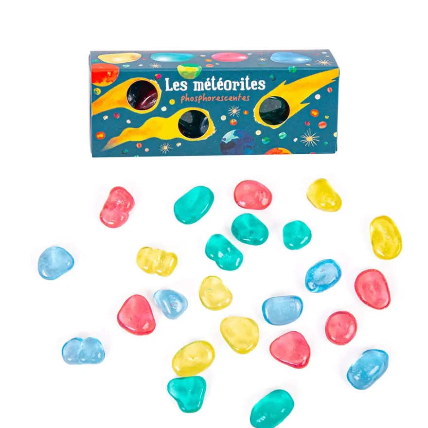 Självlysande "meteoriter"