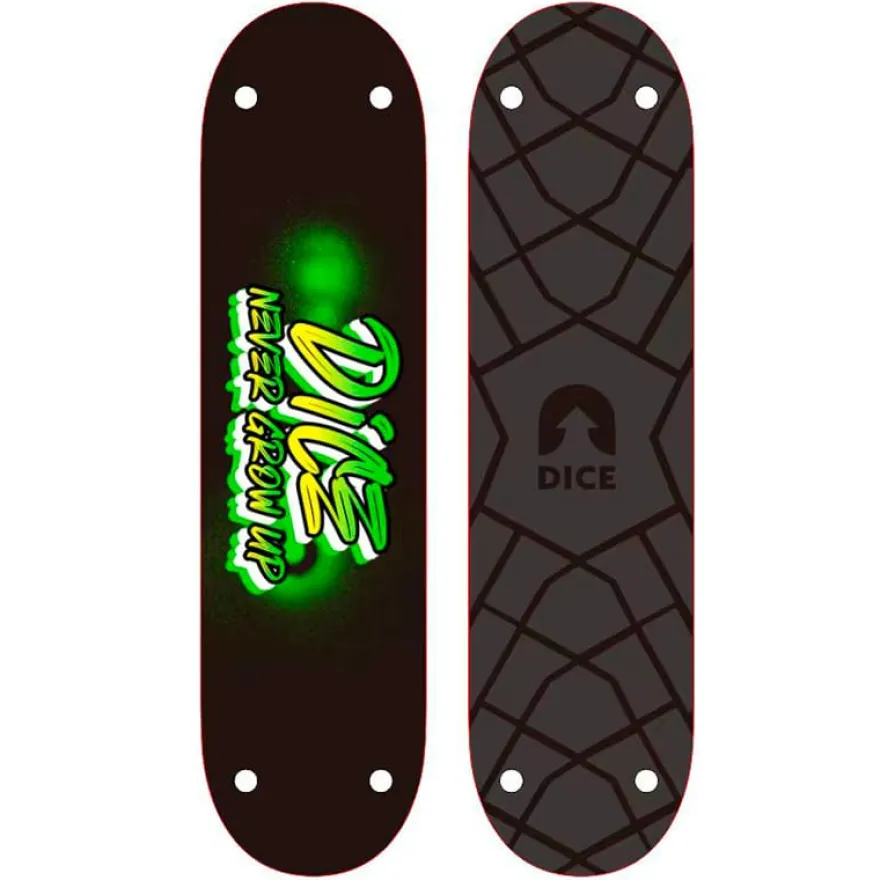 Skateboardgunga 81 x 20 cm (svart rep)