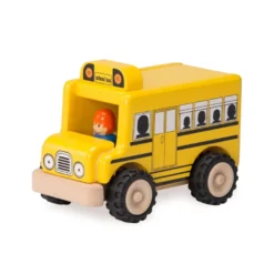 Skolbuss med gummihjul