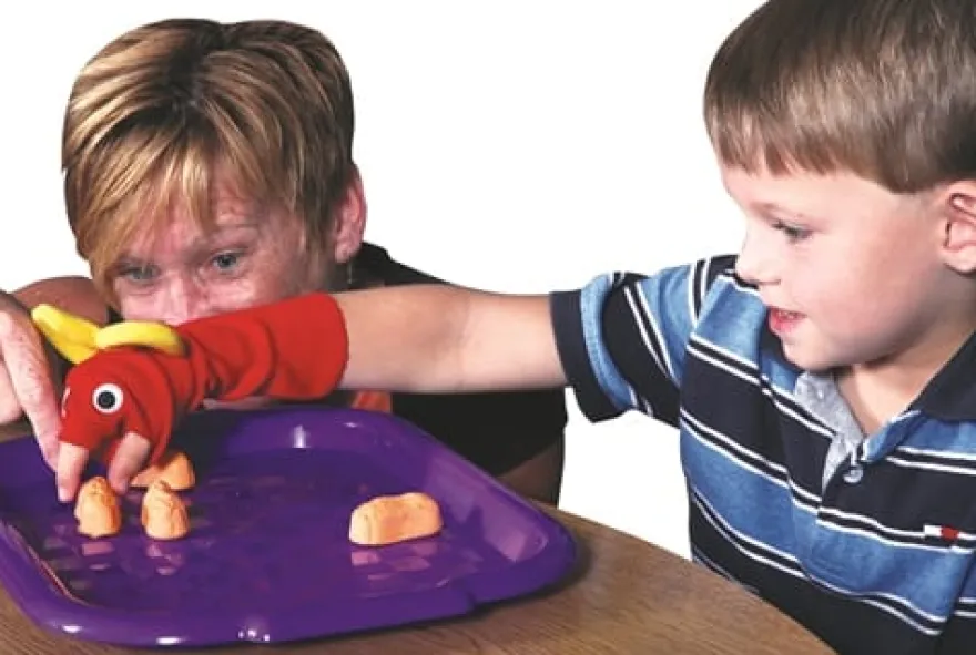 Skrivhandske, höger hand