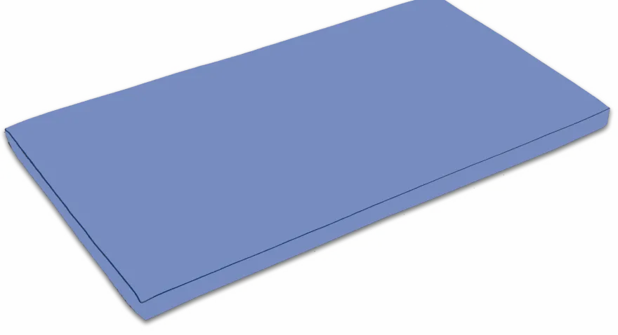 Skummatta - 4 st. med kardborrband 114x60 cm