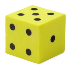 Skumtärningar med prickar - 200 st.