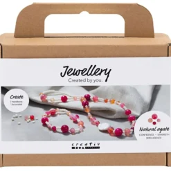 Smyckespaket - Halsband & armband, Agater