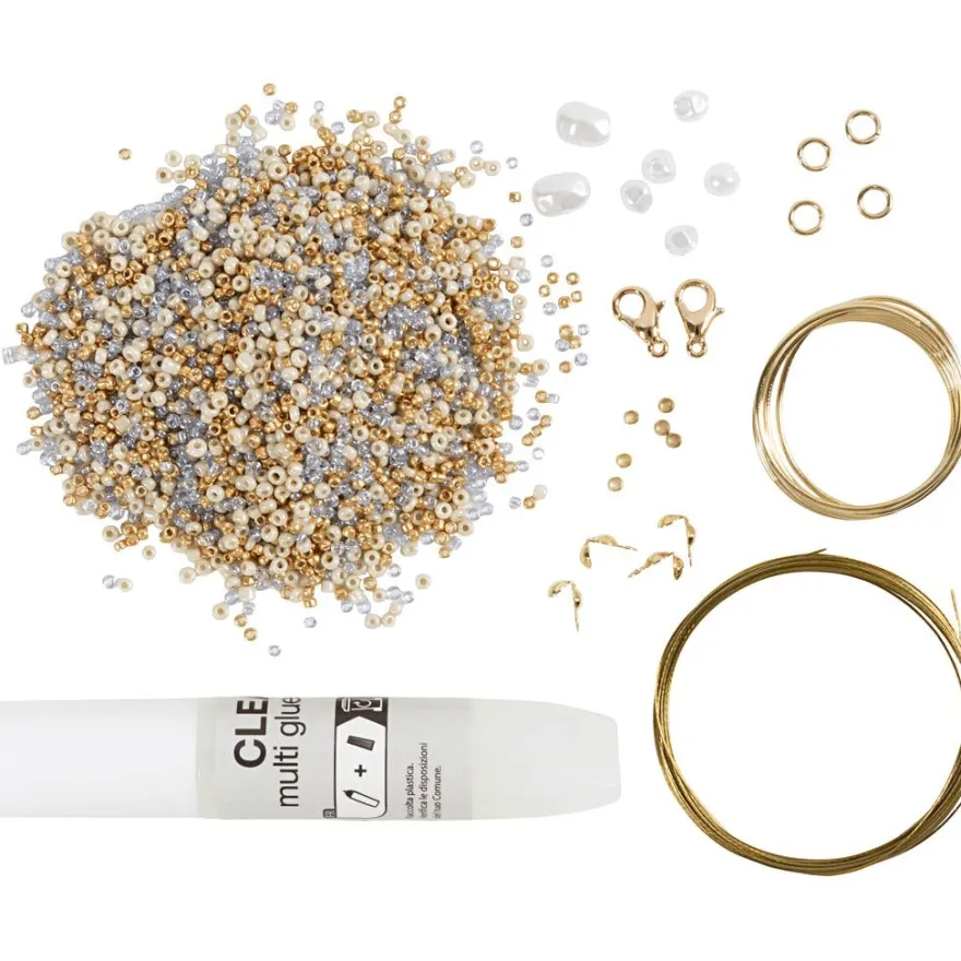 Smyckespaket - Halsband med metalltrådshänge