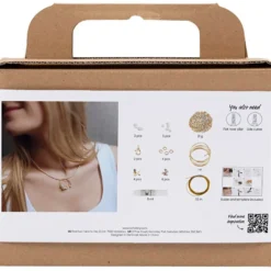 Smyckespaket - Halsband med metalltrådshänge