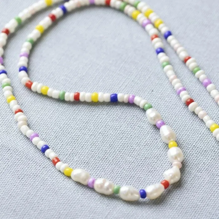 Smyckespaket mini - Halsband med sötvattenspärlor