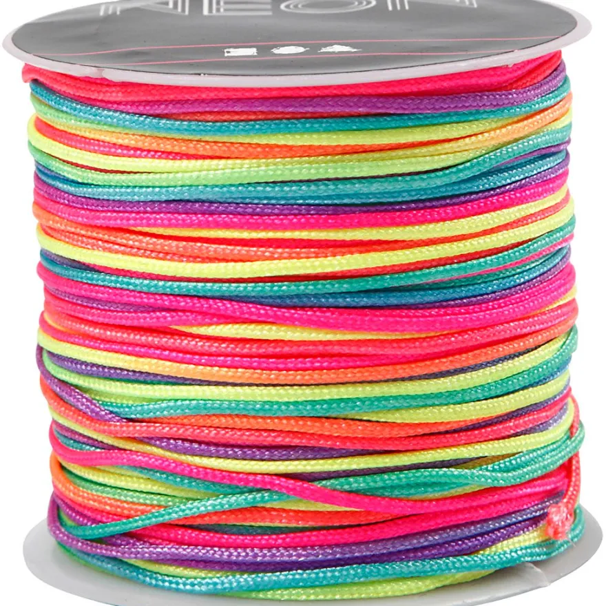 Snöre i Nylon - Neon, 28 m