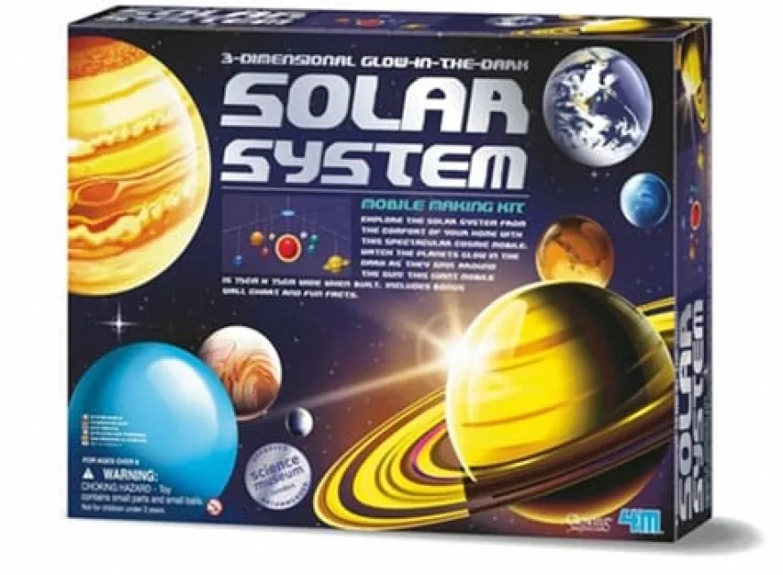 Solsystem - Självlysande mobil