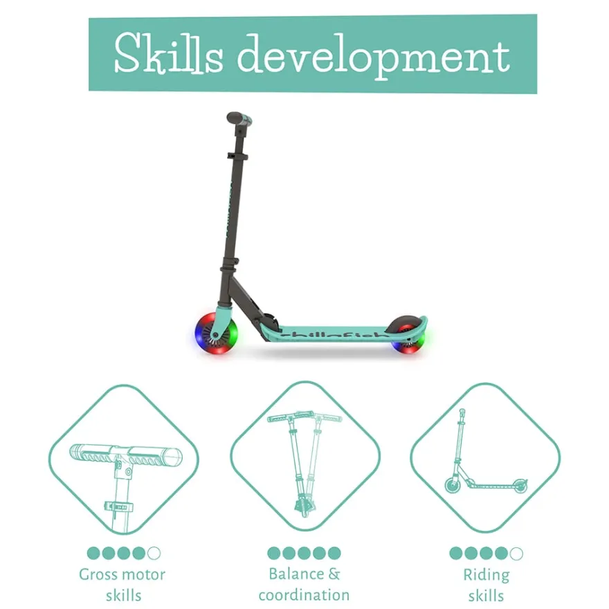 Sparkcykel Flexxi GLOW - Mint