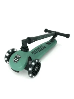 Sparkcykel - Highwaykick 3 med LED, Forest