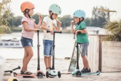Sparkcykel - Highwaykick 3 med LED, Peach